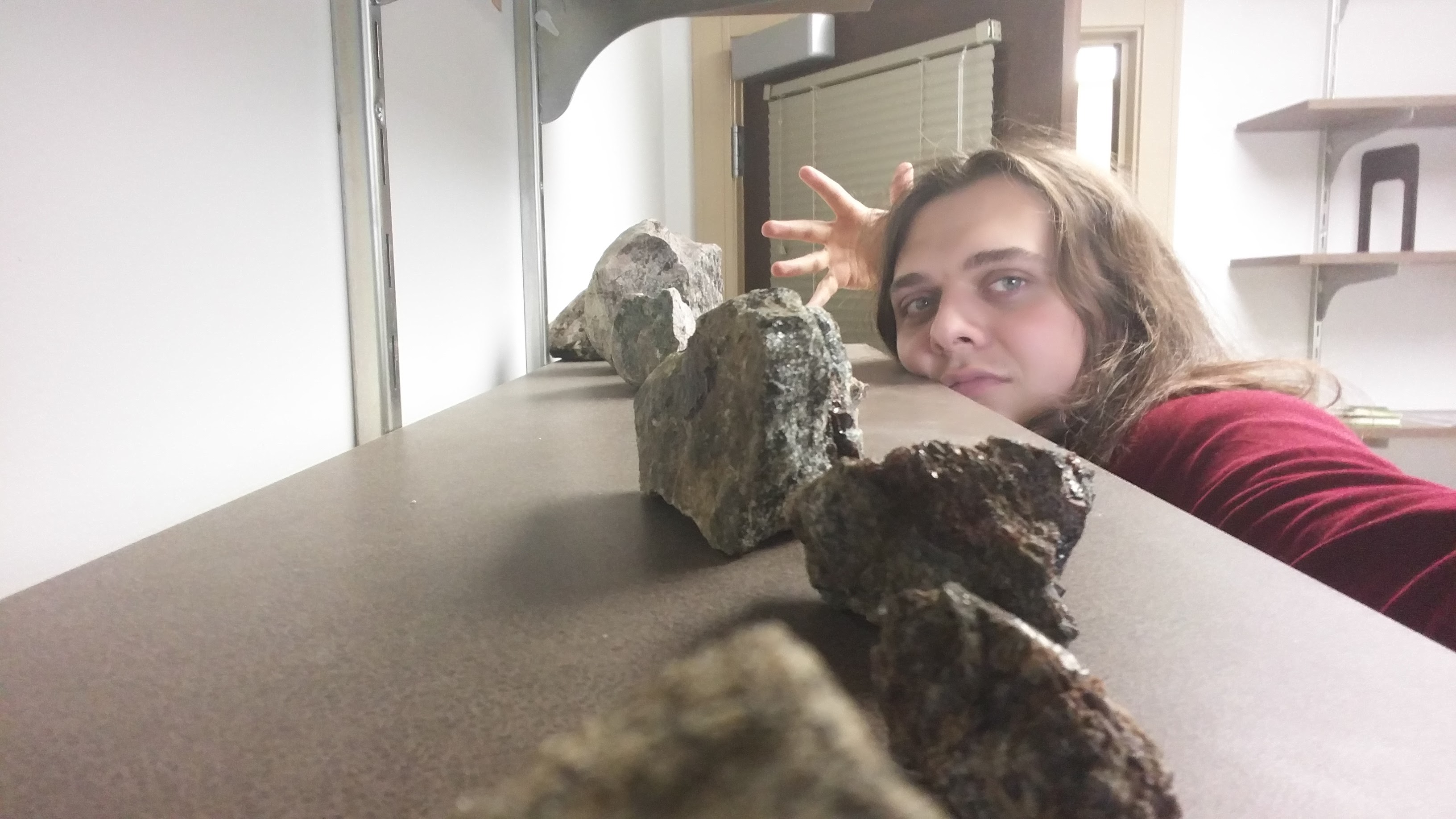 Me and my rocks.